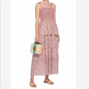 LoveShackFancy Pink Carissa Dress